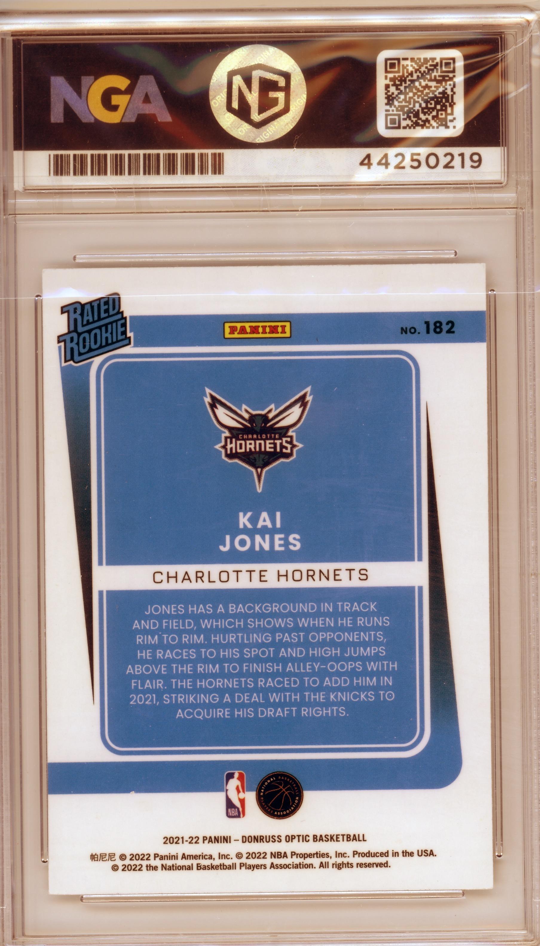 2021-22 Donruss Optic #182 Kai Jones Other 10