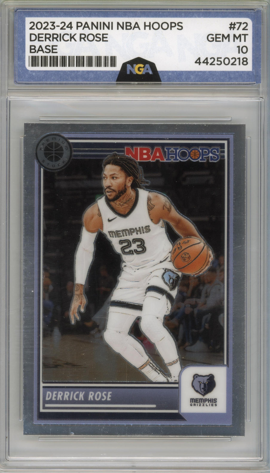 2023-24 Hoops Premium Stock #72 Derrick Rose Premium Other 10