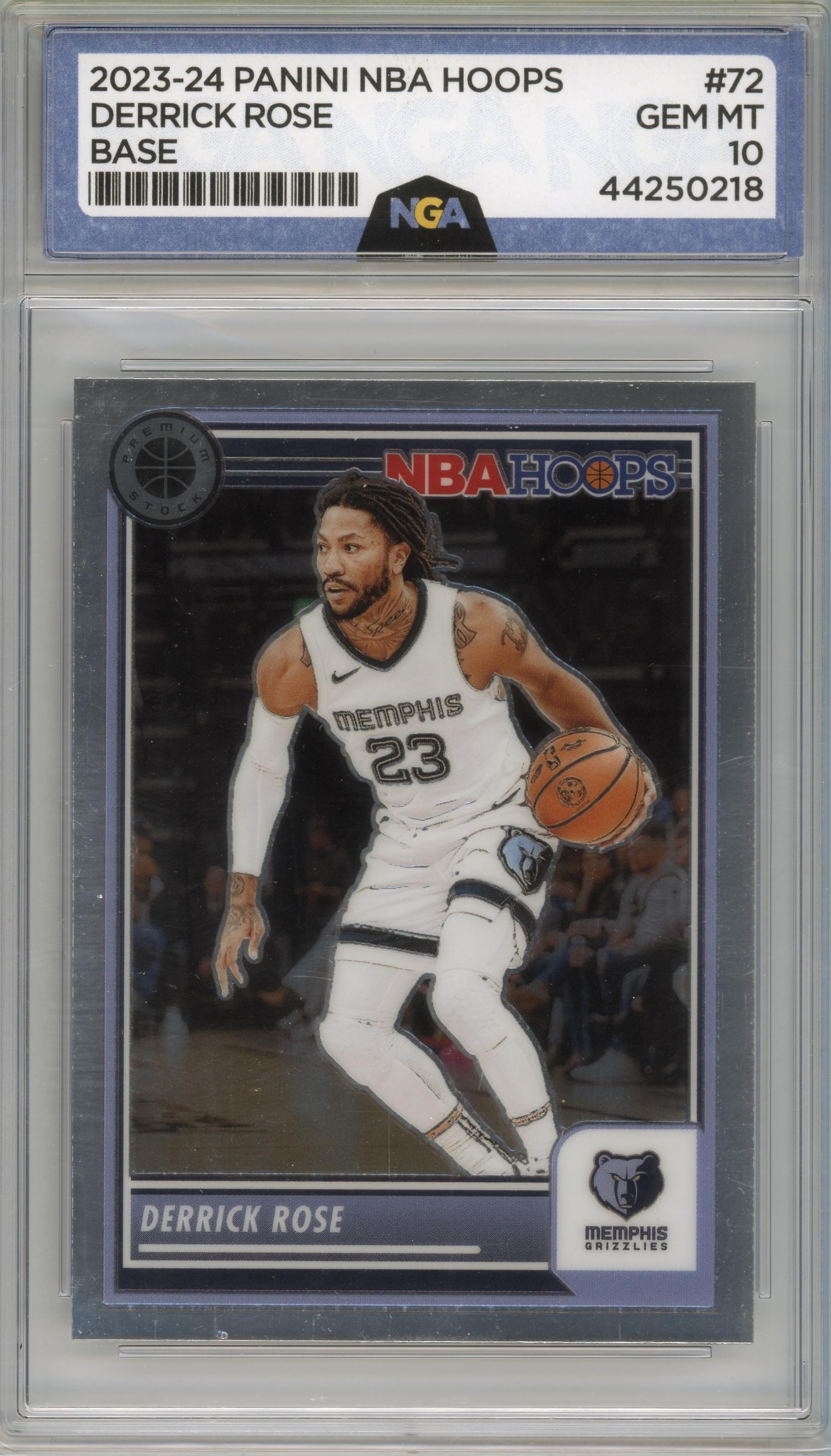 2023-24 Hoops Premium Stock #72 Derrick Rose Premium Other 10