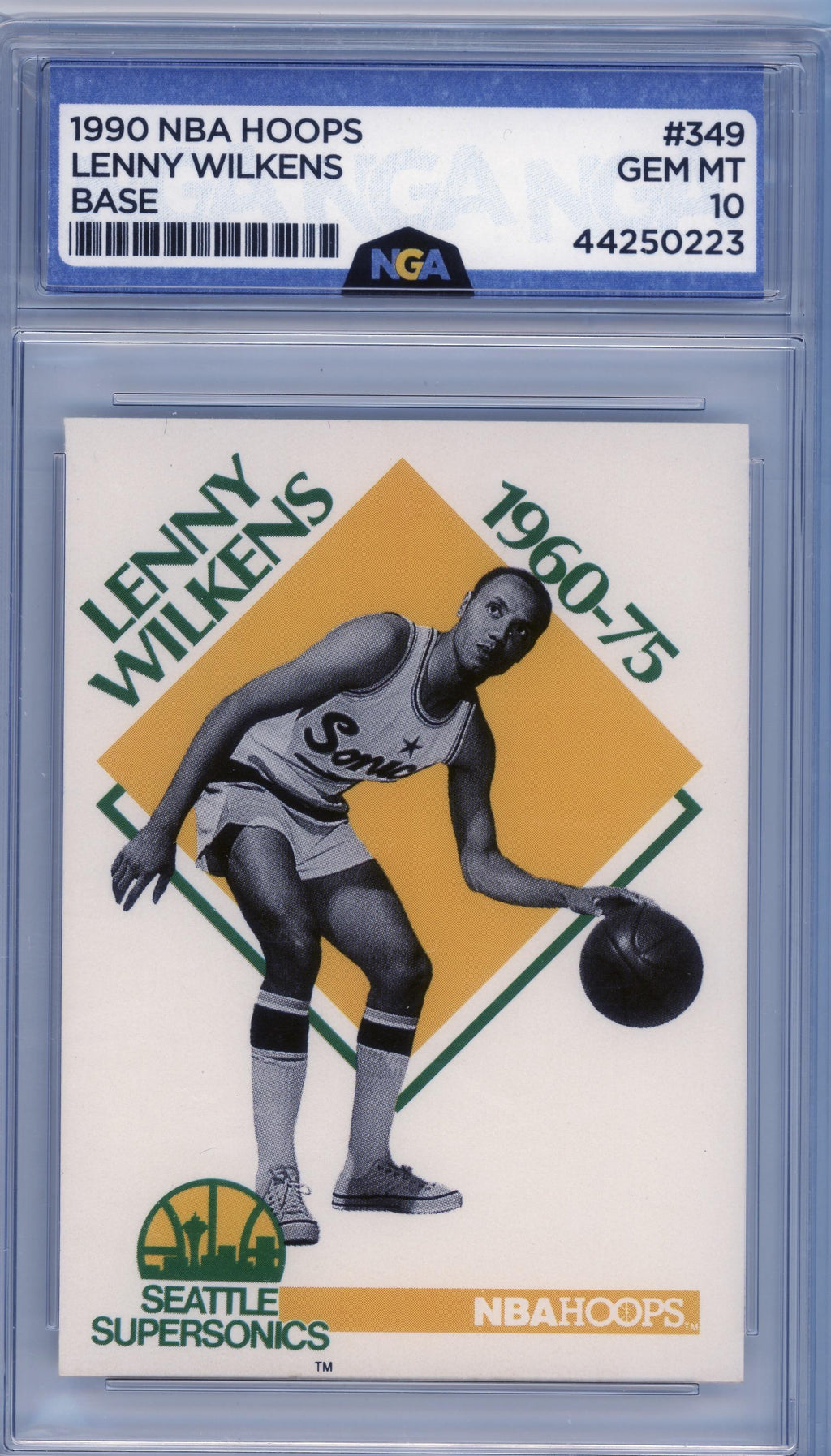 1990-91 Hoops #349 Lenny Wilkens Other 10