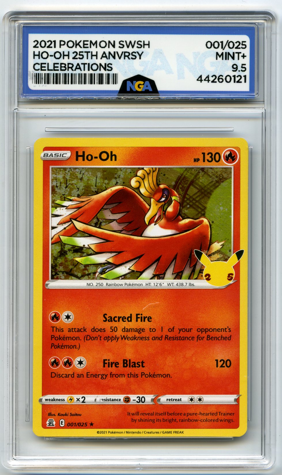 Celebrations #001/025 Ho-Oh Other 9.5