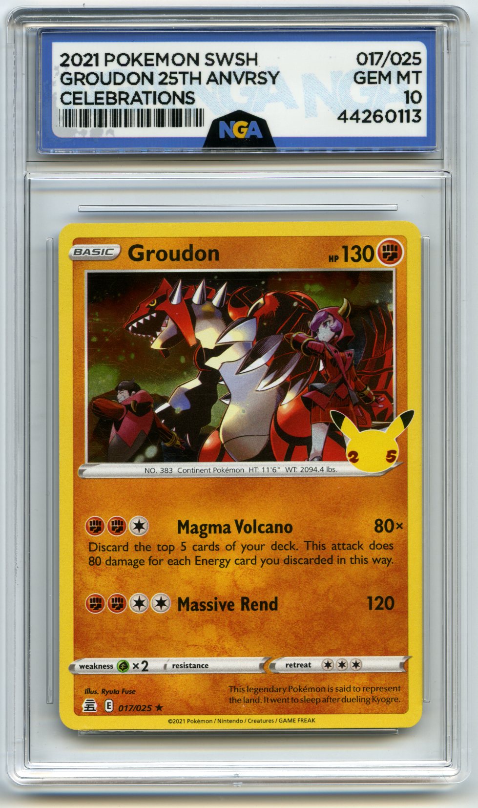 Celebrations #017/025 Groudon Other 10