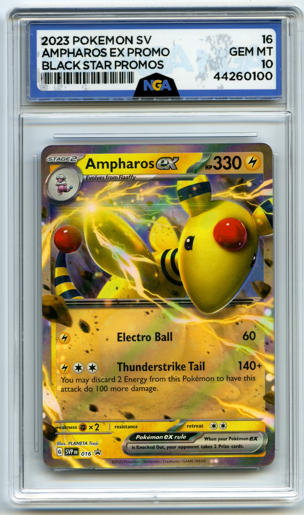 SV: Scarlet & Violet Promo Cards #016 Ampharos ex Other 10