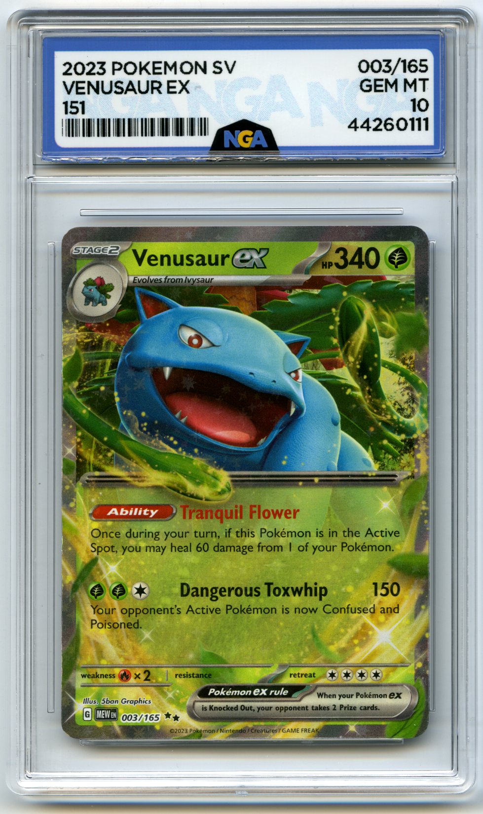 SV2a: Pokemon Card 151 #003/165 Venusaur ex Other 10