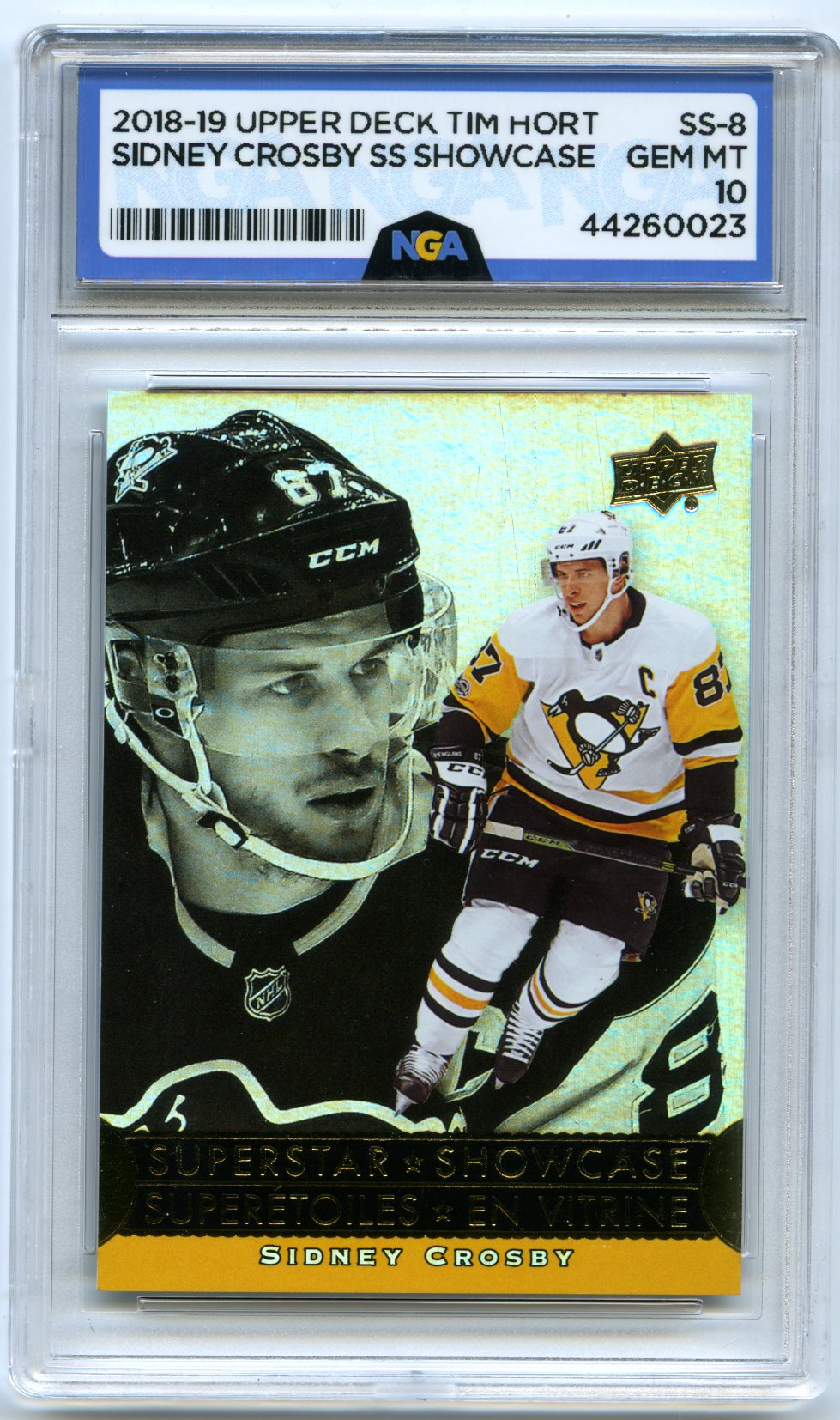 2018-19 Upper Deck Tim Hortons #SS-8 Sidney Crosby Superstar Showcase Other 10