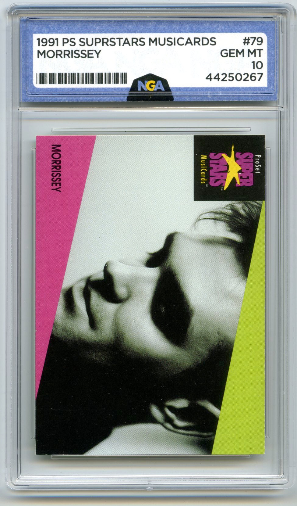 1991 Pro Set SuperStars MusiCards #79 Morrissey Other 10