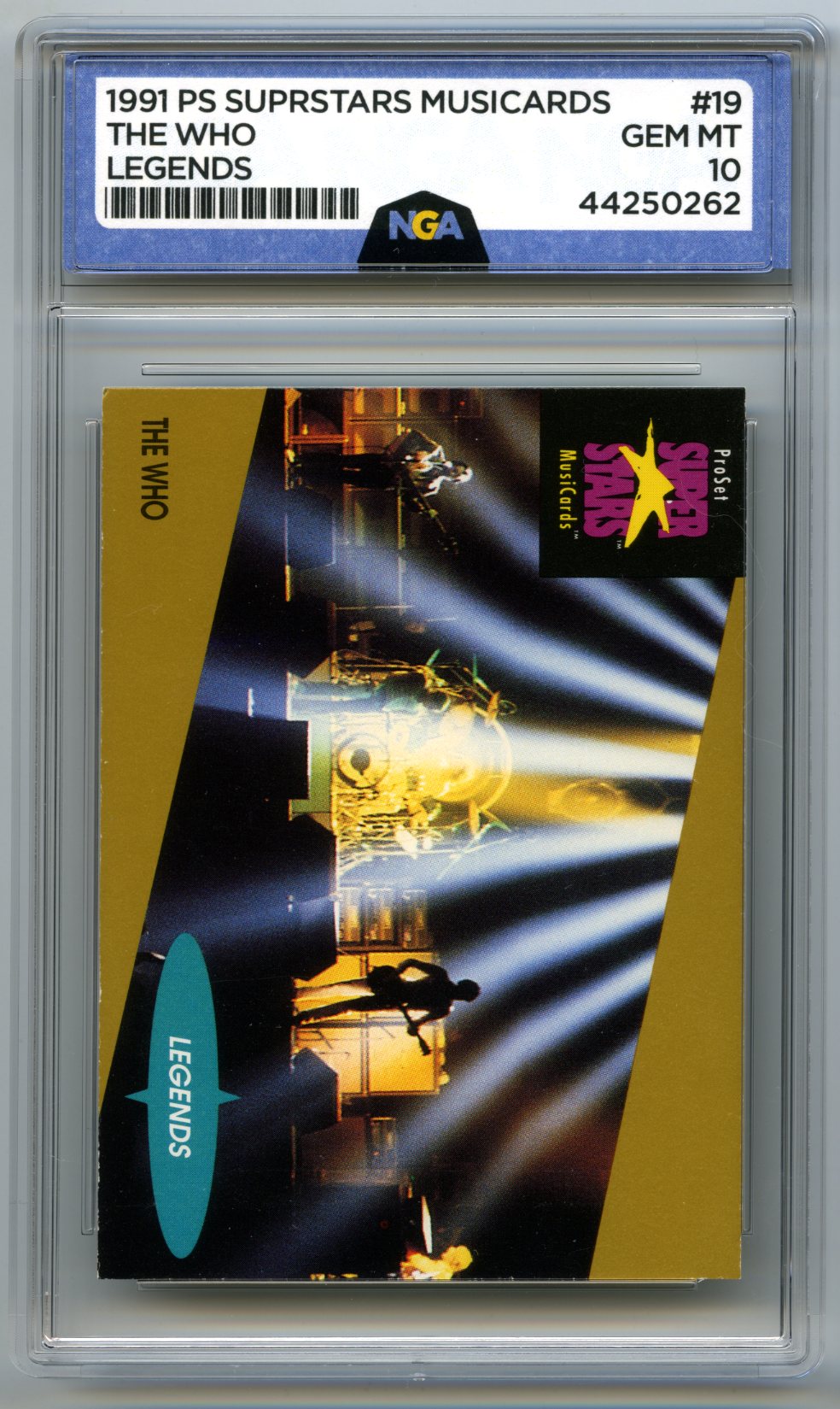 1991 Pro Set SuperStars MusiCards #19 The Who Other 10