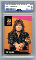 1991 Pro Set SuperStars MusiCards #214 Ozzy Osbourne Other 10