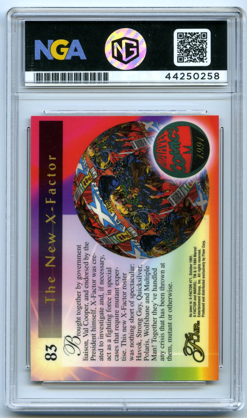 1994 Flair Marvel Annual #83 X-Factor Other 9.5