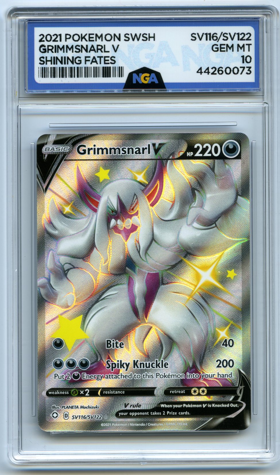 Shining Fates: Shiny Vault #SV116/SV122 Grimmsnarl V Other 10