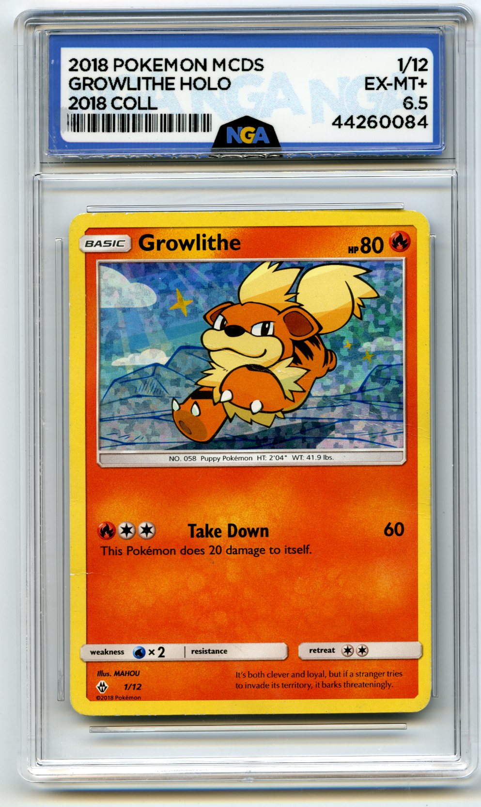 McDonald's Promos 2018 #001/012 Growlithe Other 6.5