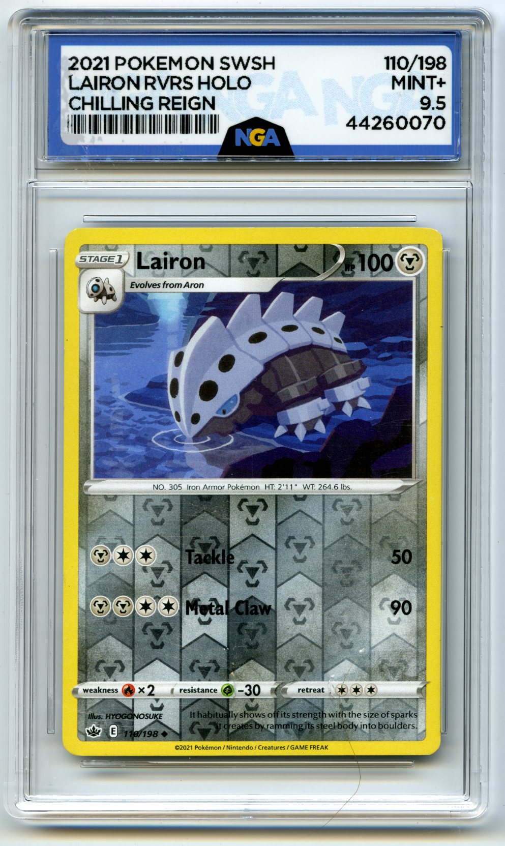 SWSH06: Chilling Reign #110/198 Lairon Other 9.5