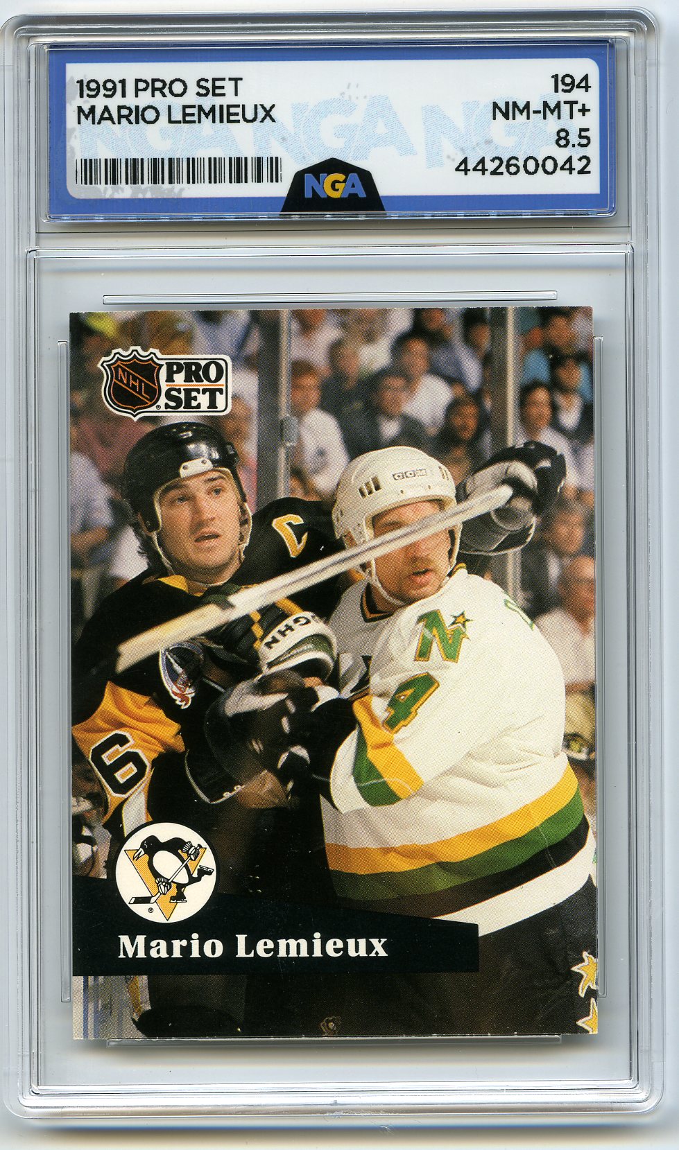 1991-92 Pro Set #194 Mario Lemieux Other 8.5
