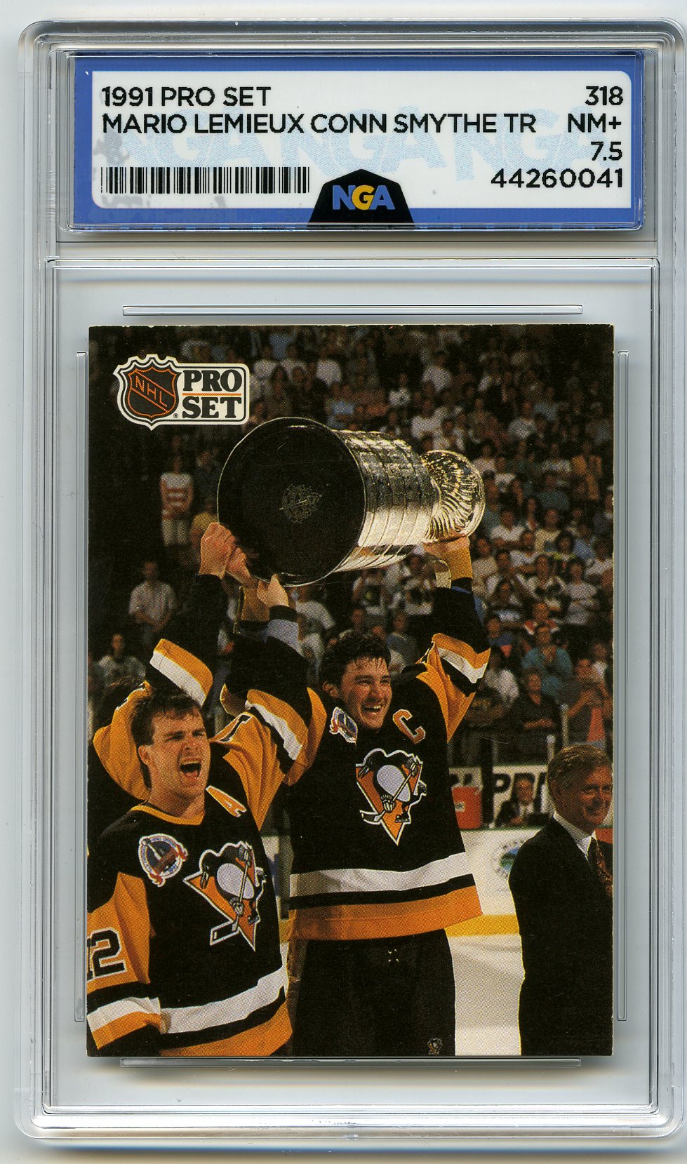 1991-92 Pro Set #318 Mario Lemieux Other 7.5