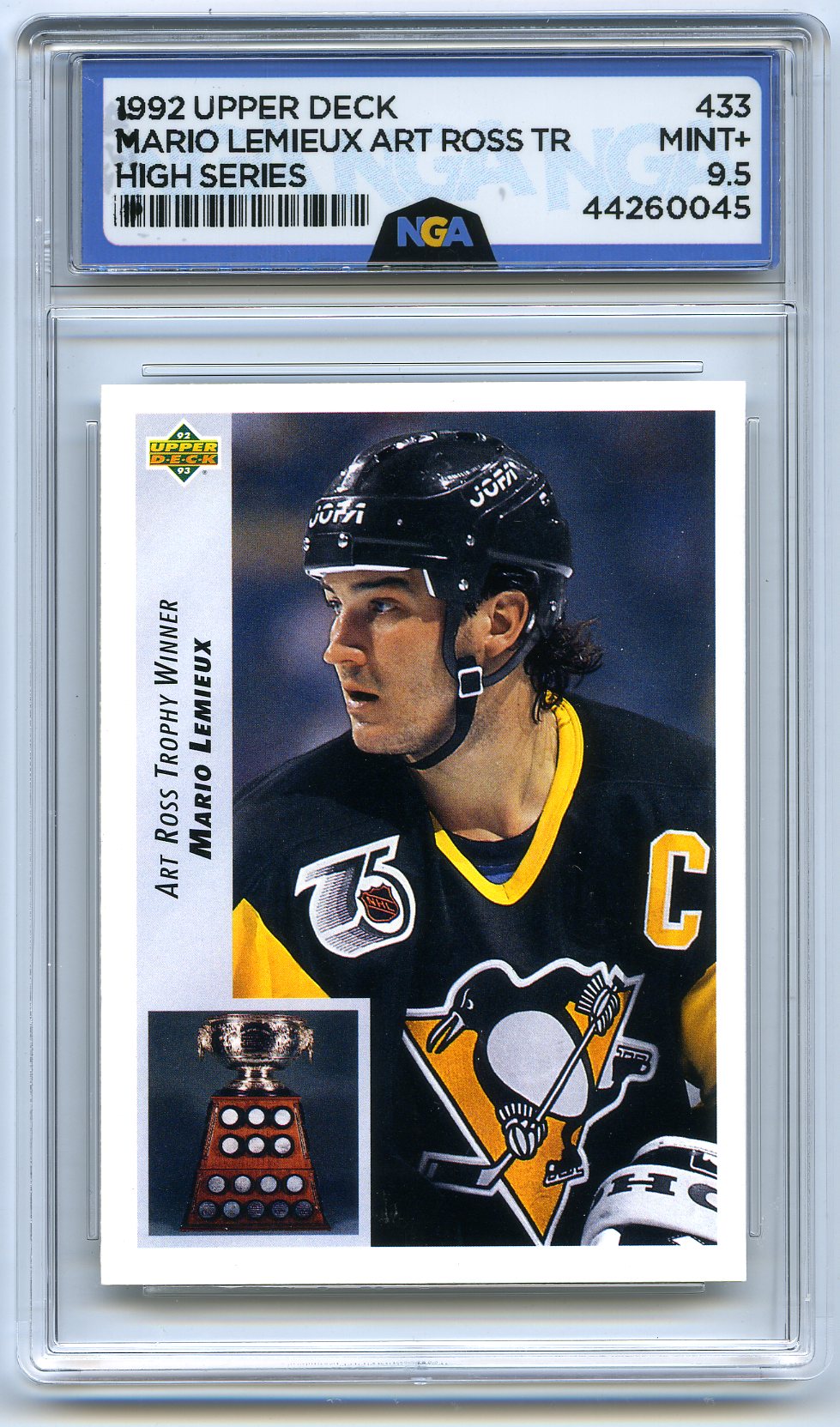 1992-93 Upper Deck #433 Mario Lemieux Other 9.5