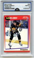 1991-92 Score Canadian Bilingual #200 Mario Lemieux Other 10