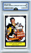 1991-92 Score Canadian Bilingual #316 Mario Lemieux Other 9.5