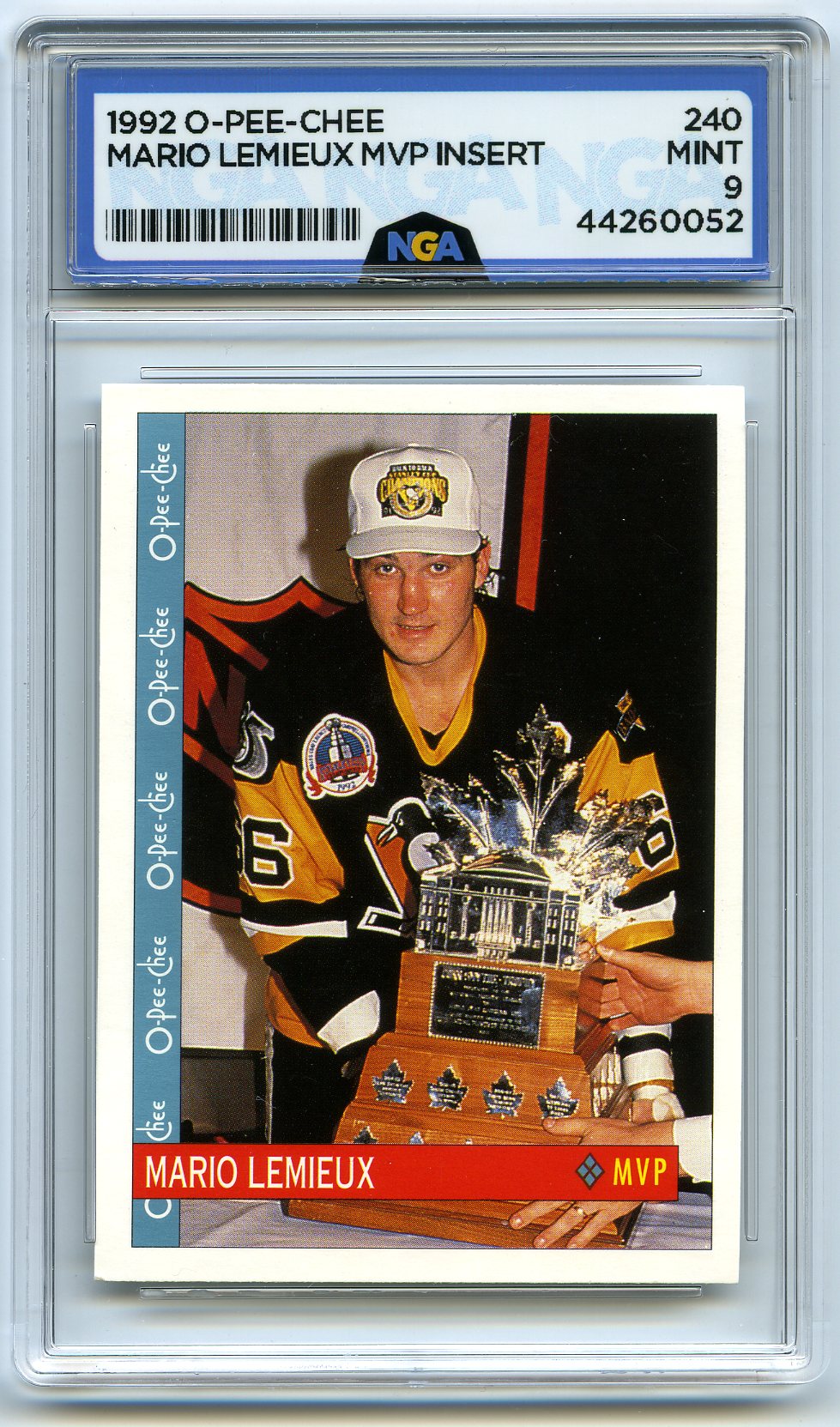 1992-93 O-Pee-Chee #240 Mario Lemieux Other 9