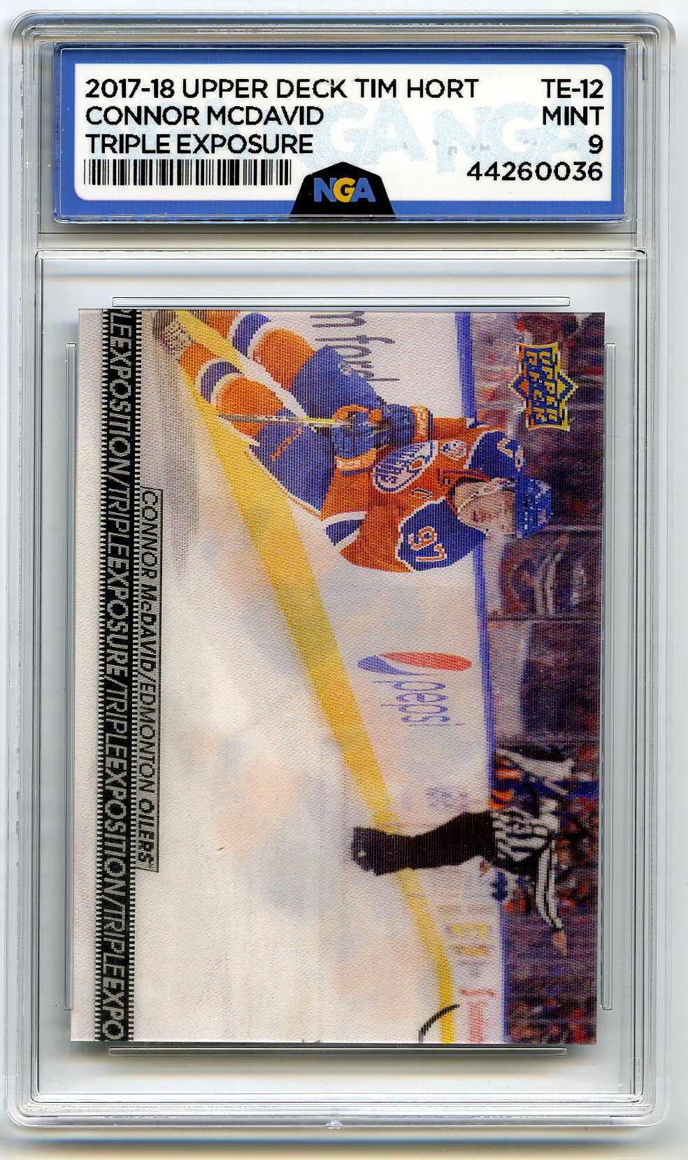 2017-18 Upper Deck Tim Hortons #TE-12 Connor McDavid Triple Exposure Other 9