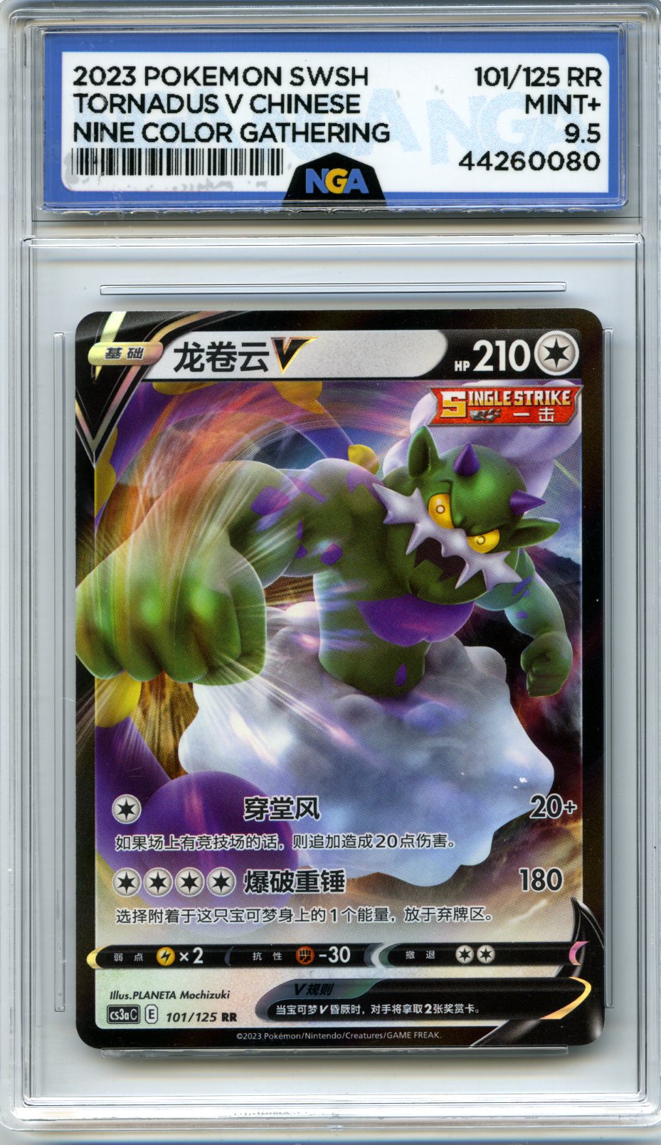 #101/125 Tornadus V Nine Color Gathering