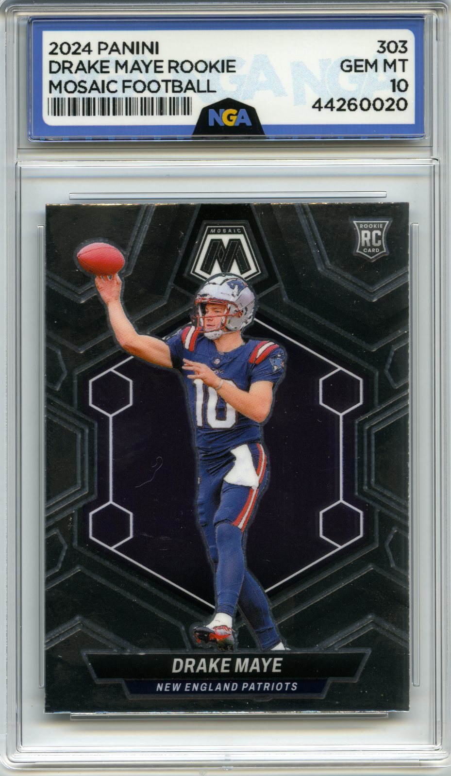 2024 Panini Mosaic #303 Drake Maye Mosaic Other 10