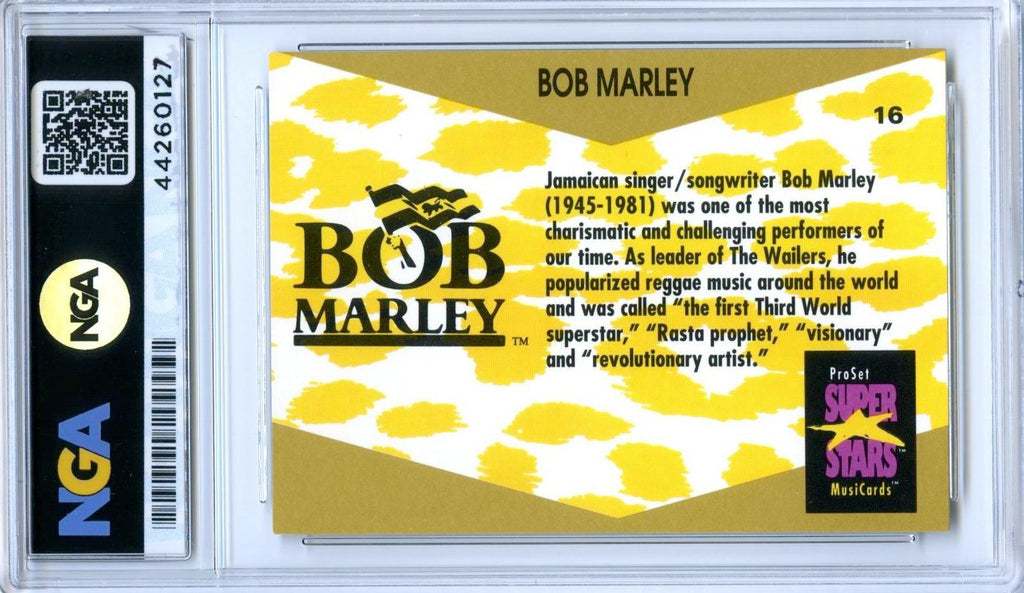 1991 Pro Set SuperStars MusiCards #16 Bob Marley Other 10