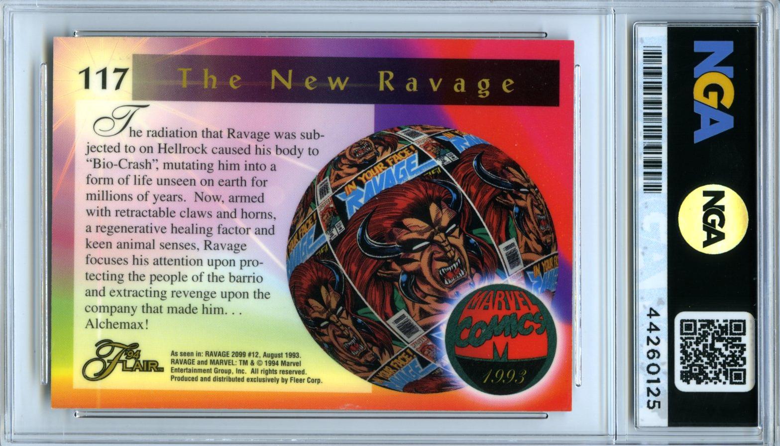 1994 Flair Marvel Annual #117 The New Ravage Other 10