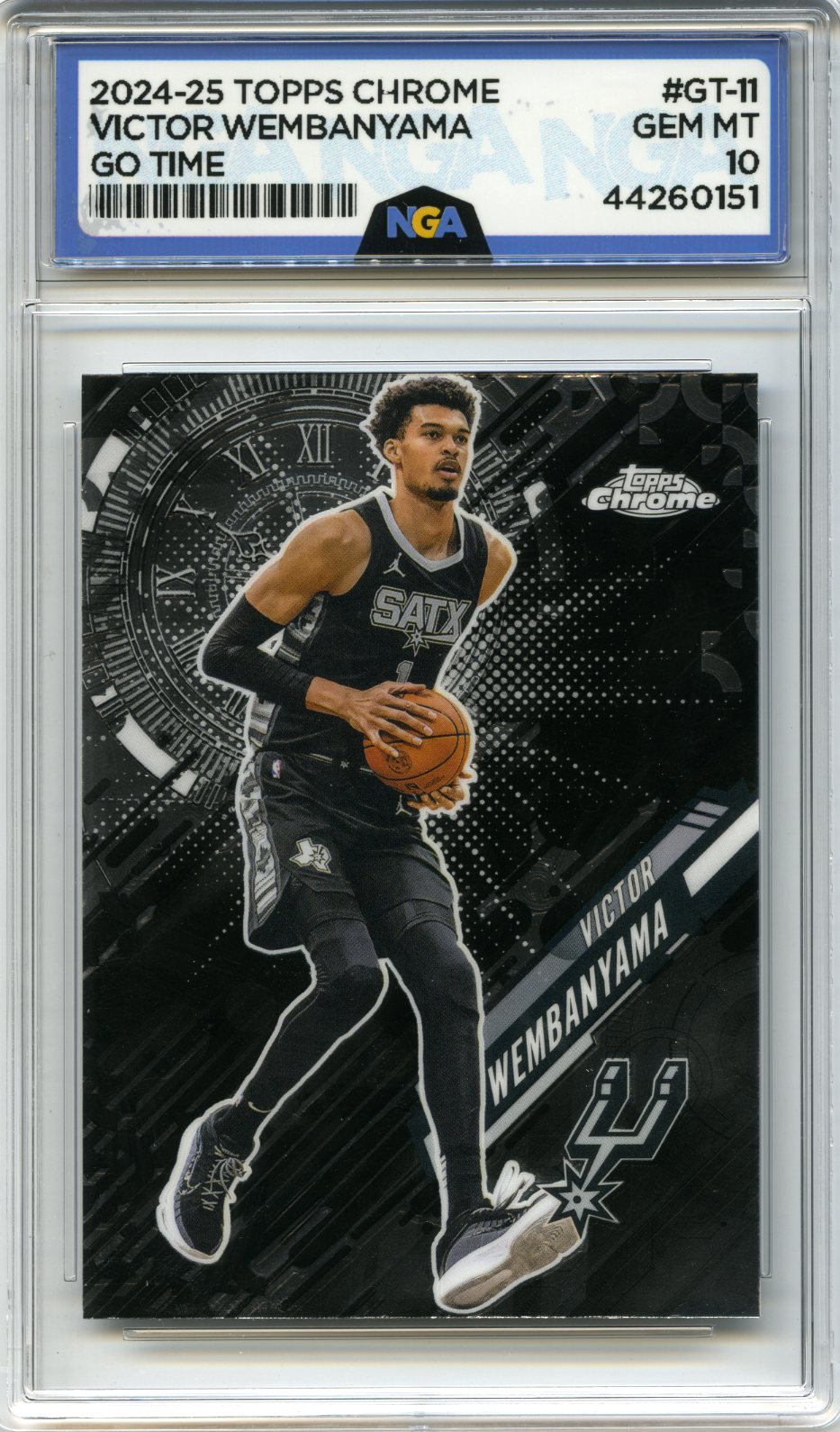 2025-26 Topps Chrome #GT-11 Victor Wembanyama Go Time Other 10