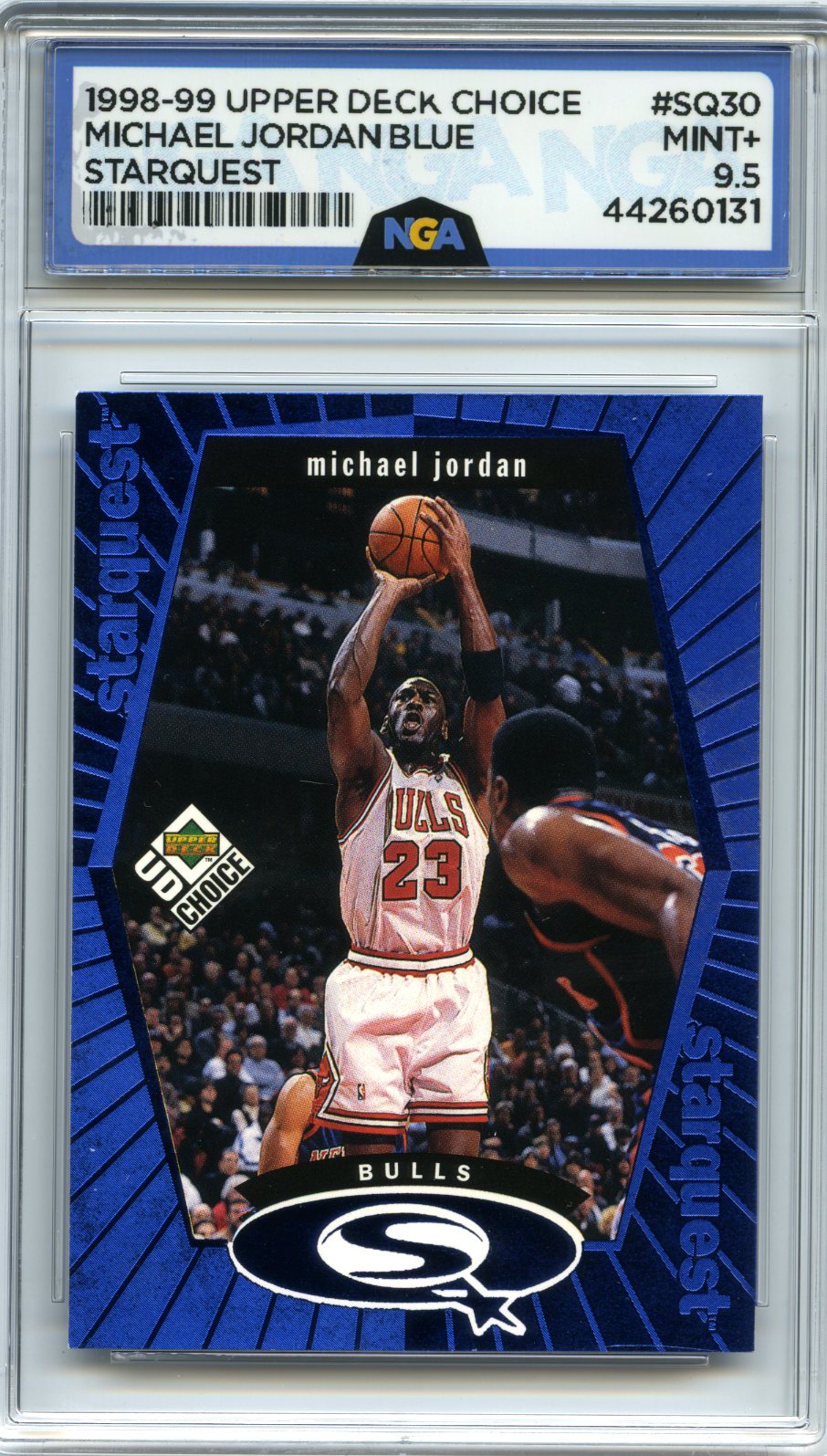 1998-99 UD Choice #SQ30 Michael Jordan StarQuest Blue Other 9.5