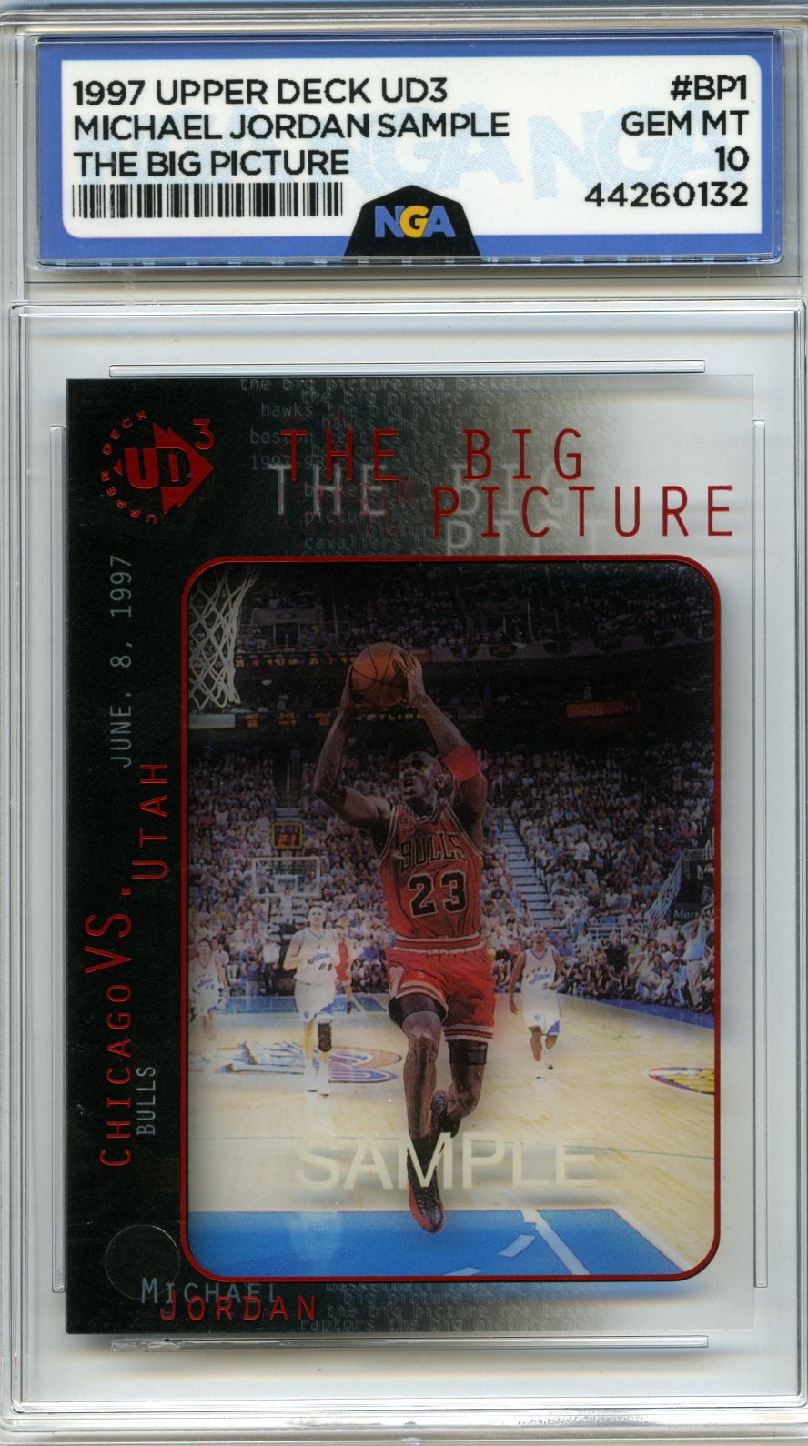 #BP1 Michael Jordan Upper Deck UD3 the big picture