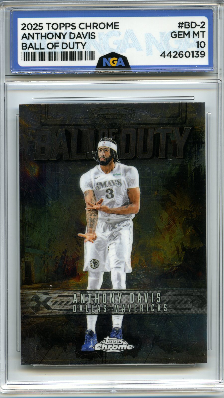 2025-26 Topps Chrome #BD-2 Anthony Davis Ball of Duty Other 10