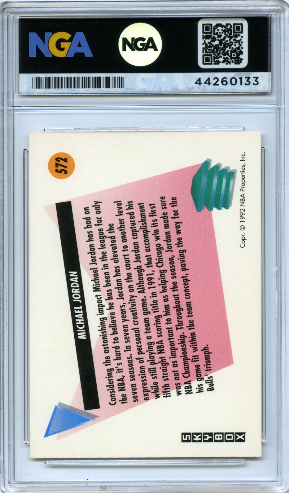 1991-92 SkyBox #572 Michael Jordan Other 10