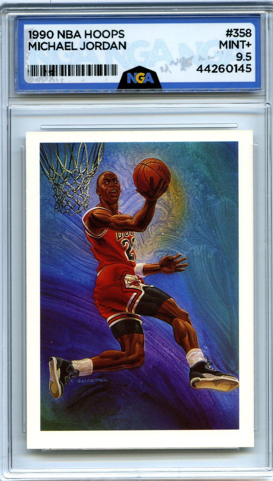 1990-91 Hoops #358 Michael Jordan Other 9.5
