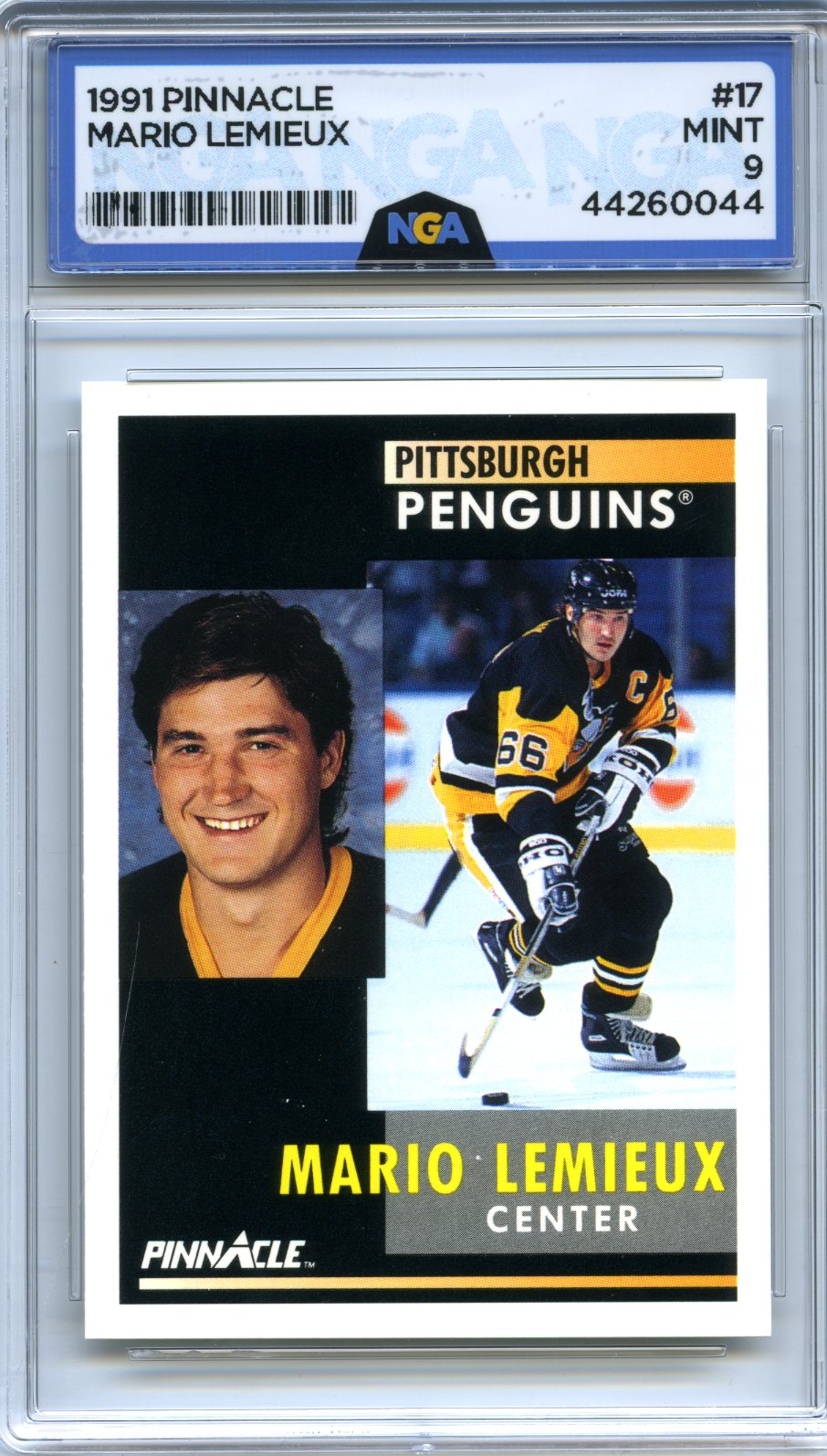 1991-92 Pinnacle #1 Mario Lemieux Other 9