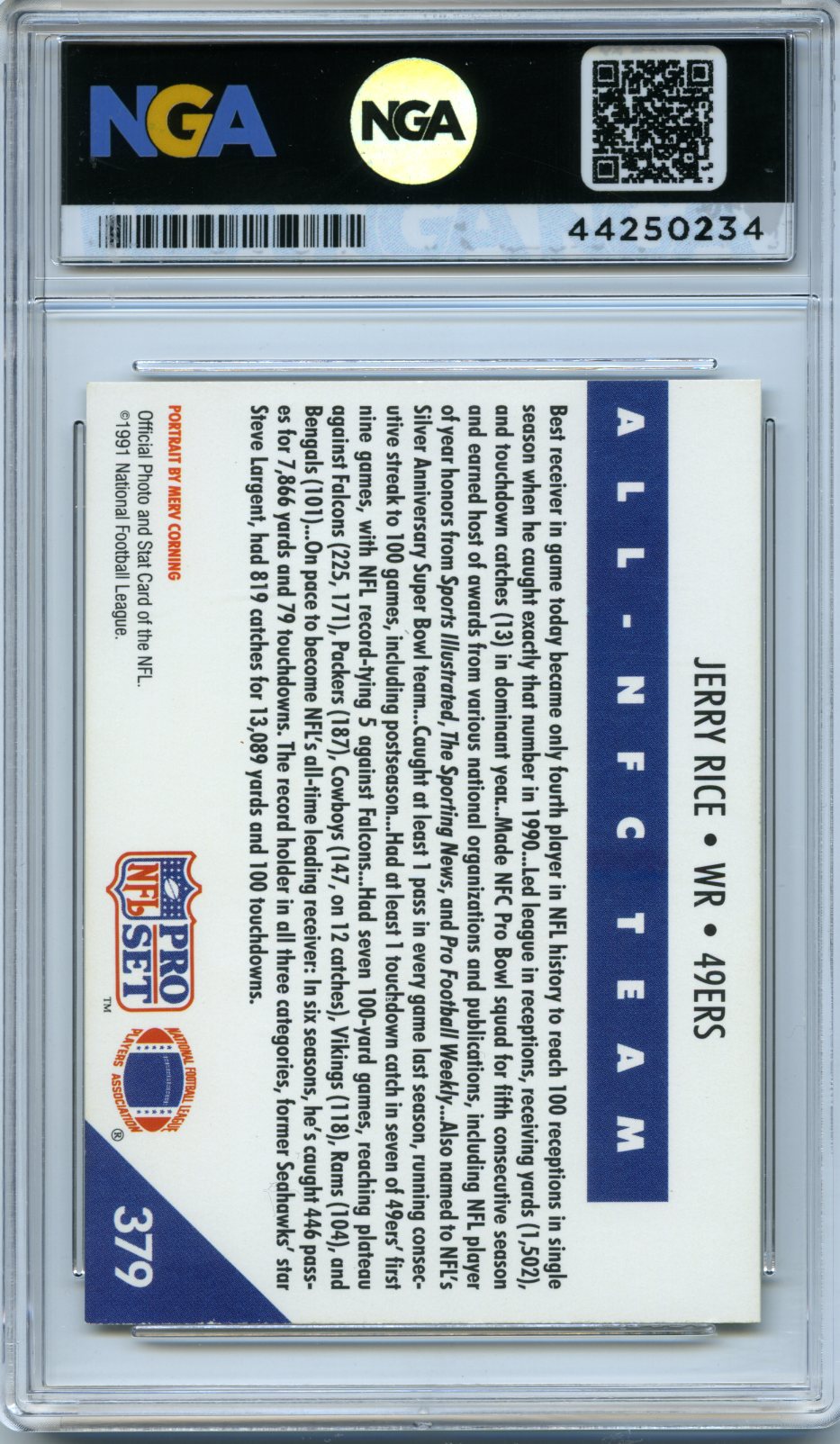 1991 Pro Set #379 Jerry Rice Other 10