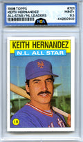 1986 Topps #701 Keith Hernandez Other 9.5