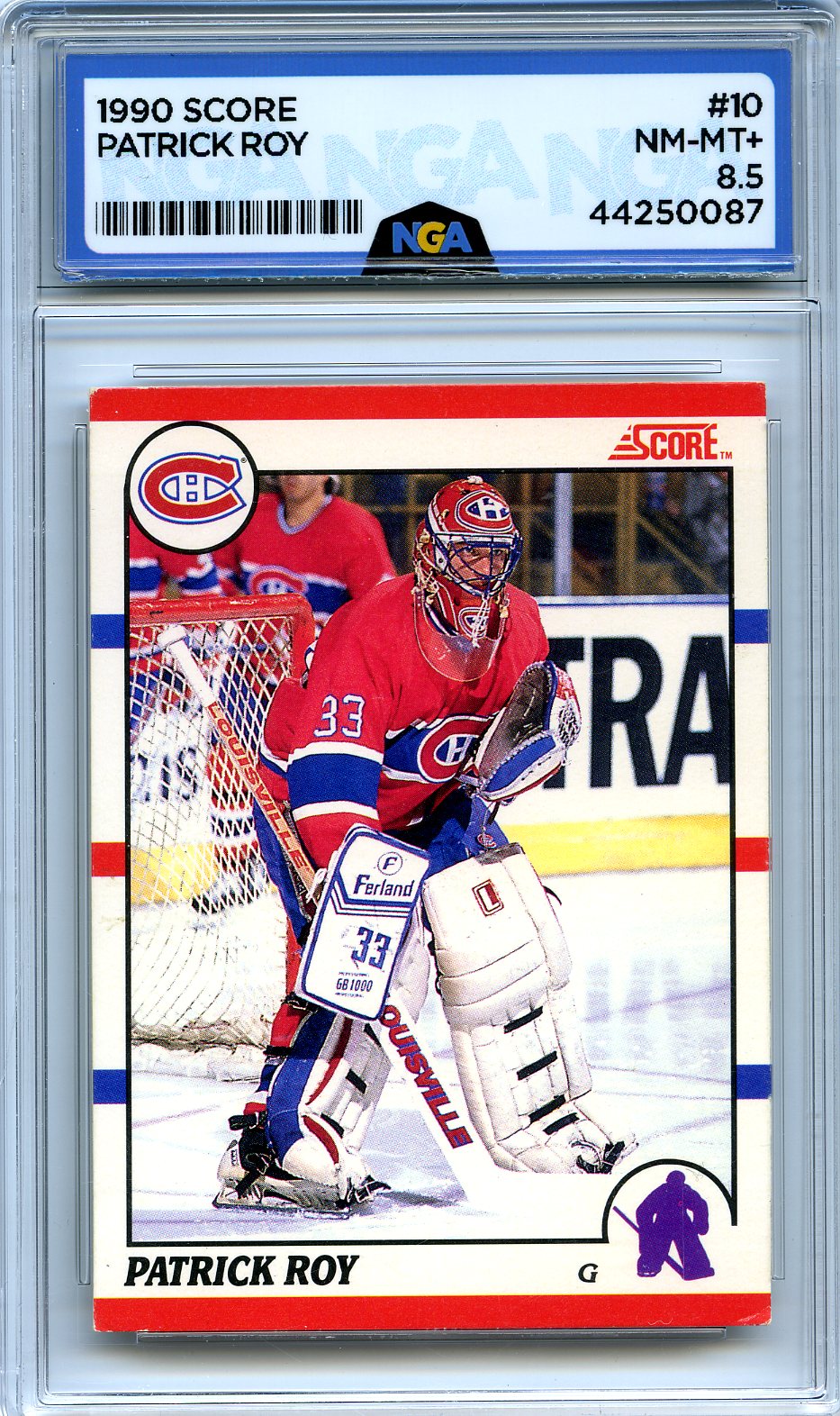 1990-91 Score Canadian #10 Patrick Roy Other 8.5