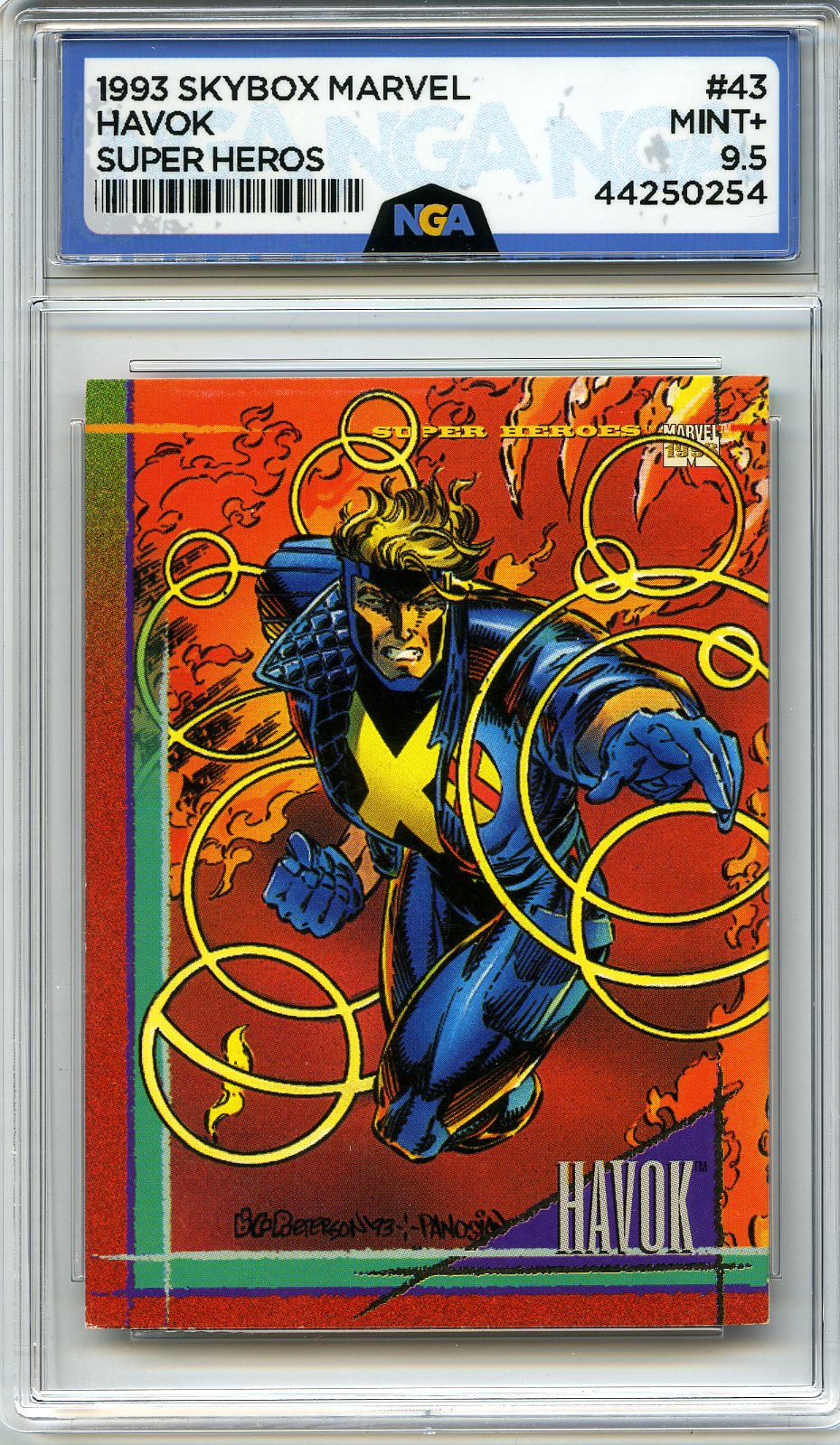 1993 SkyBox Marvel Universe #43 Havok Other 9.5