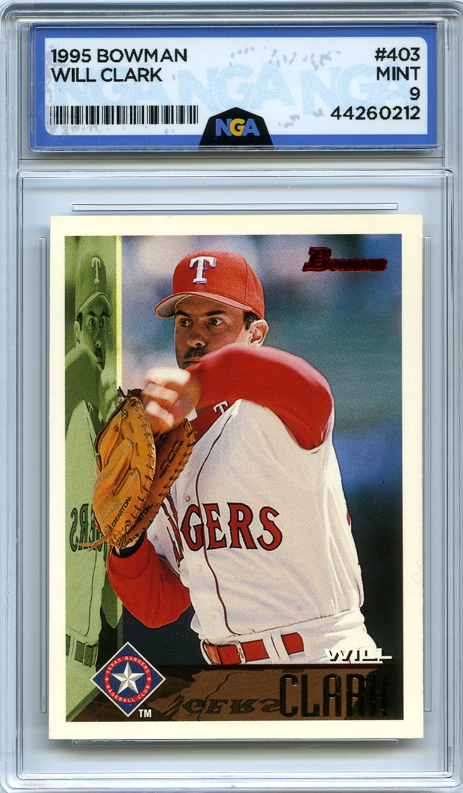 1995 Bowman #403 Will Clark Other 9