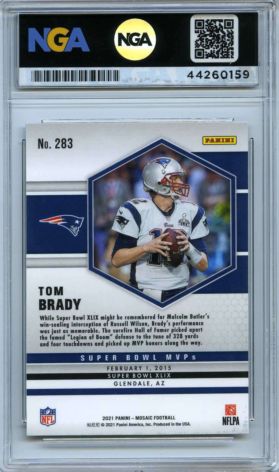 2021 Panini Mosaic #283 Tom Brady Other 10