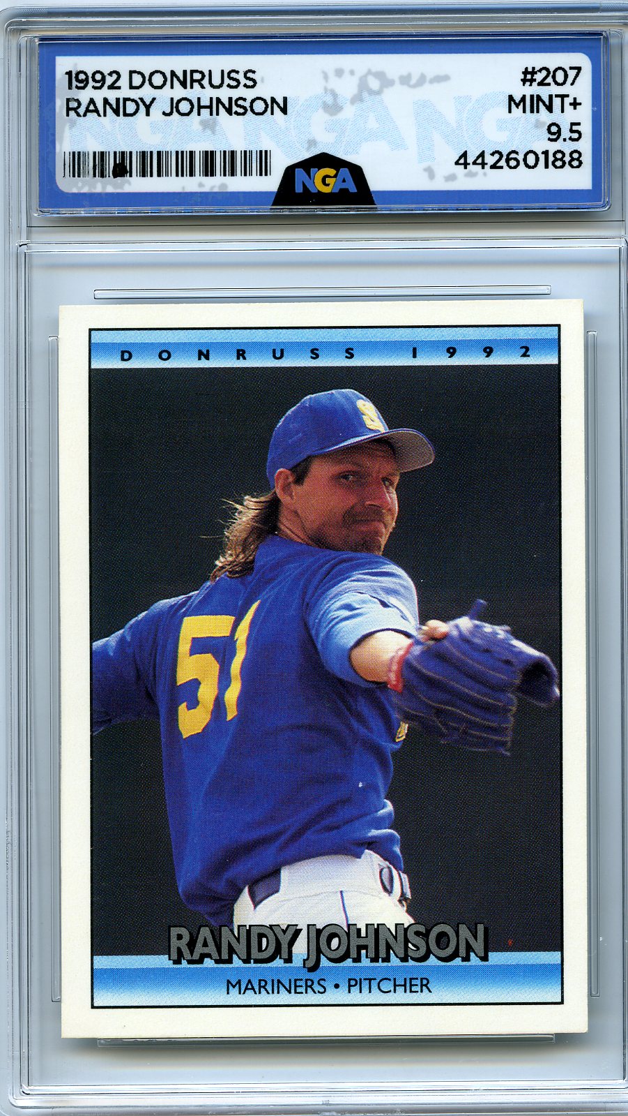 1992 Donruss #207 Randy Johnson Other 9.5