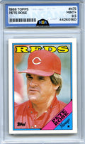 1988 Topps Cloth Test Issue #NNO Pete Rose Other 9.5