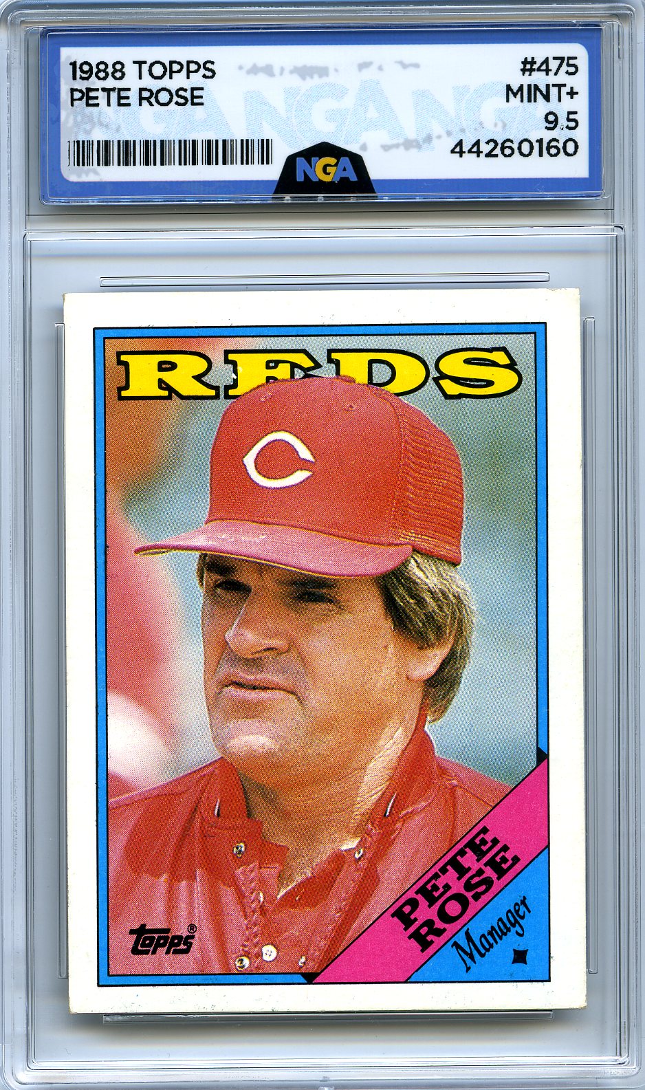 1988 Topps Cloth Test Issue #NNO Pete Rose Other 9.5