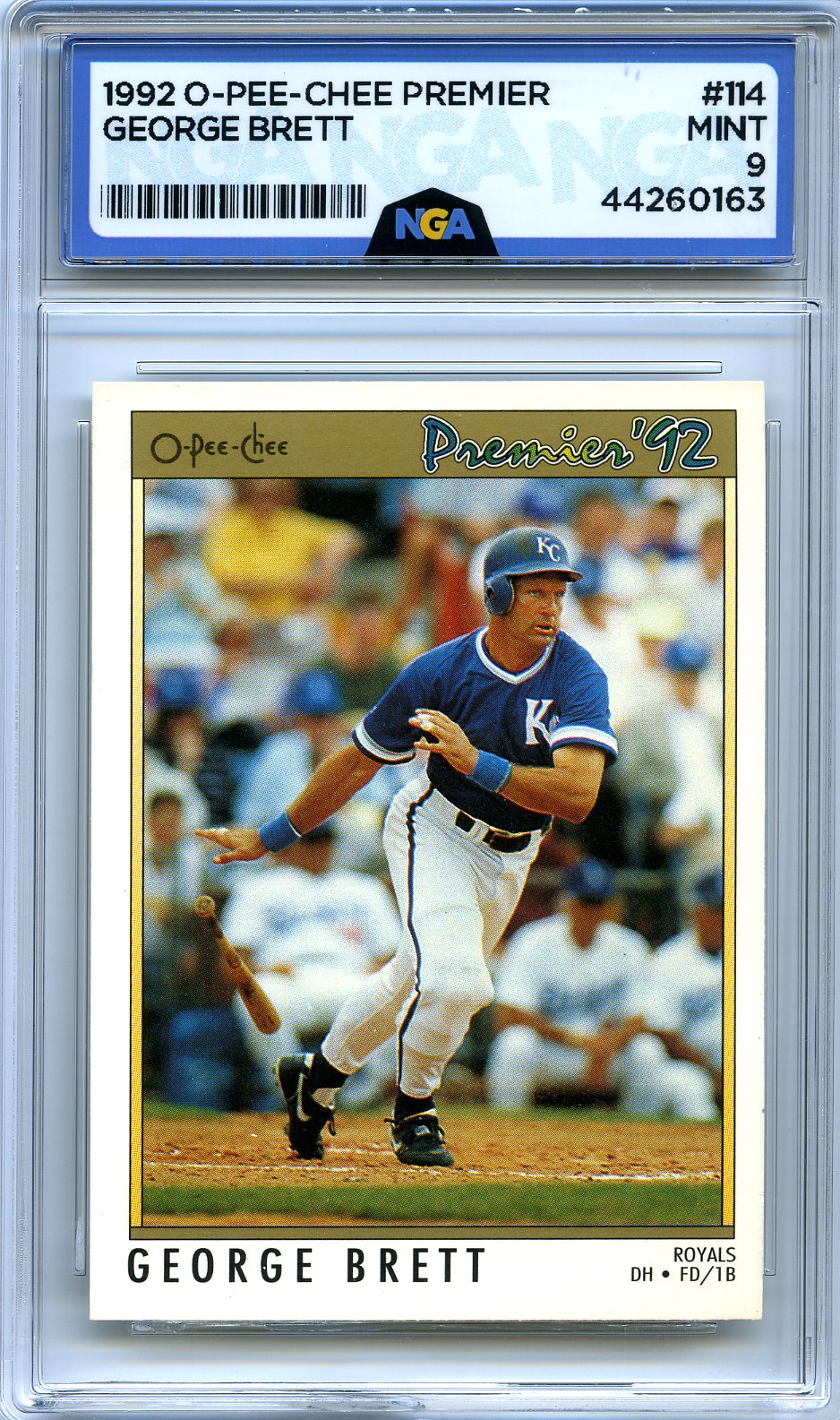 1992 O-Pee-Chee Premier #114 George Brett Other 9
