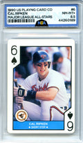 1990 U.S. Playing Card MLB All-Stars Playing Cards #6♠ Cal Ripken Other 8.5