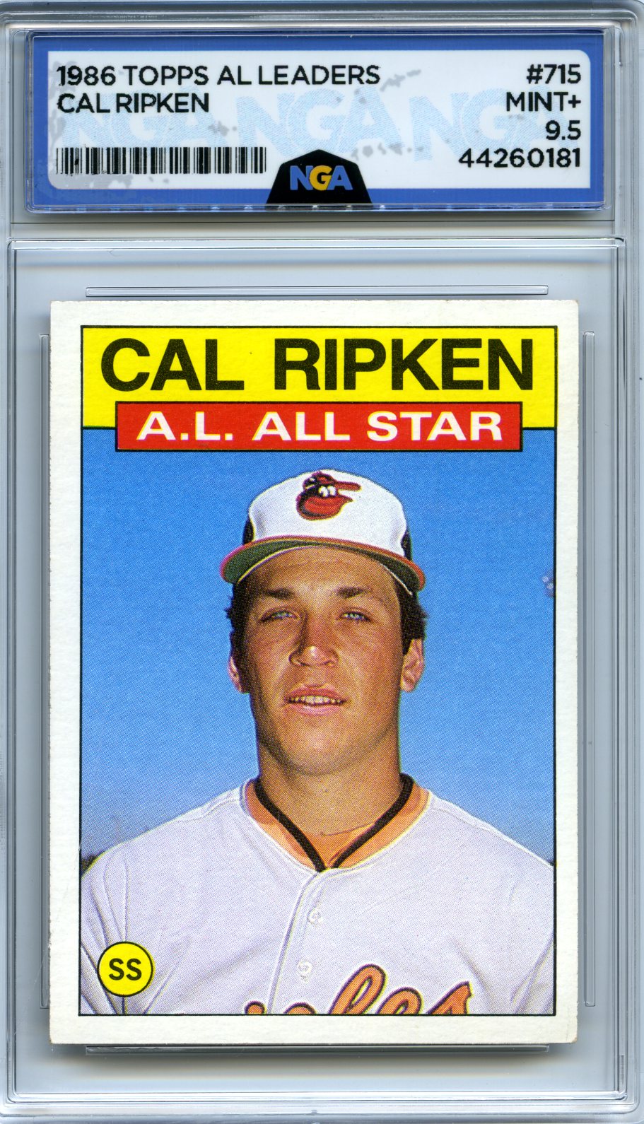 1986 Topps #715 Cal Ripken Other 9.5