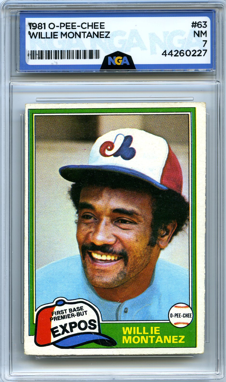 1981 O-Pee-Chee #63 Willie Montanez Other 7