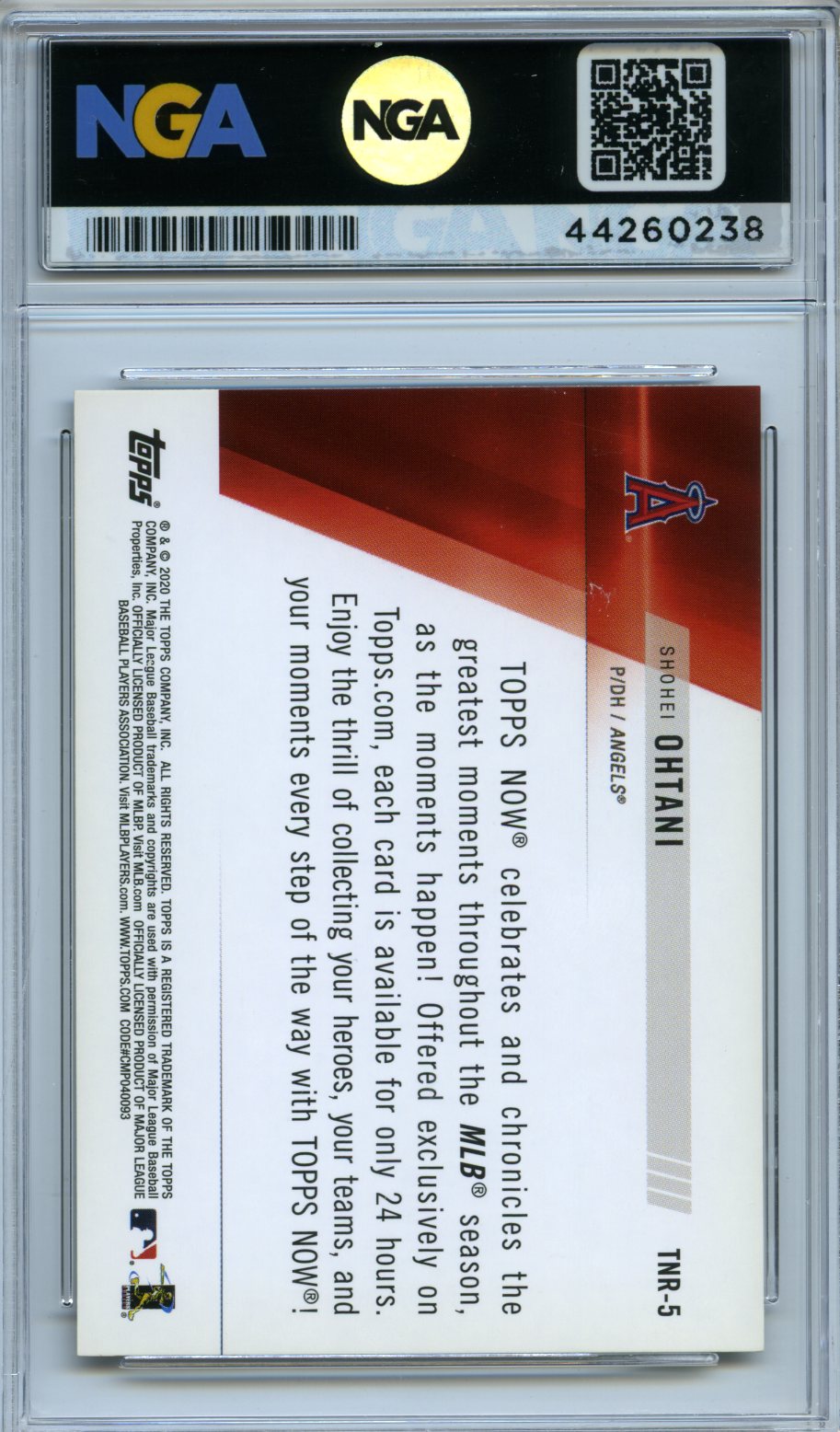 2020 Topps #TNR-5 Shohei Ohtani Topps Now Review 2019 Other 10