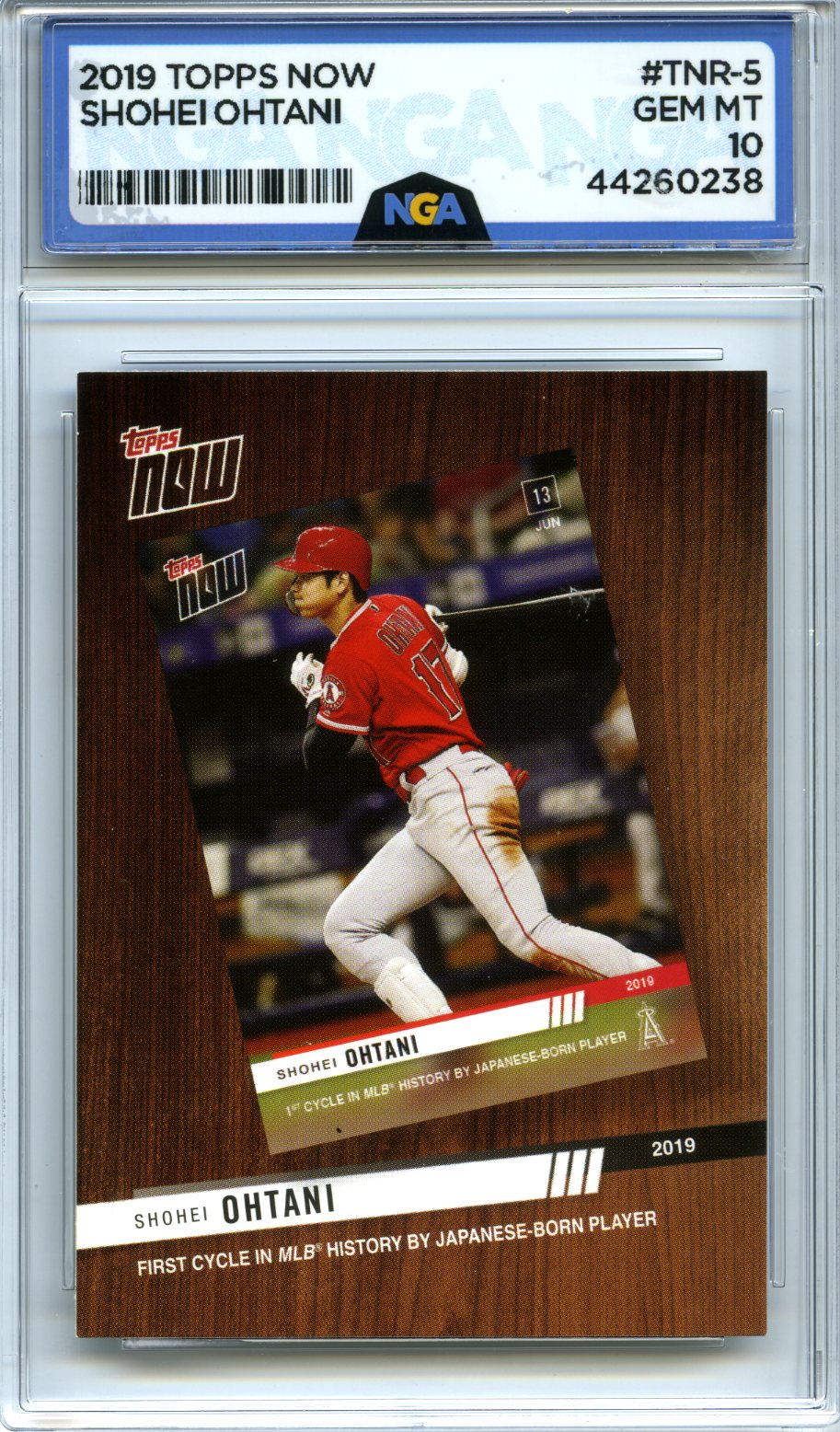 2020 Topps #TNR-5 Shohei Ohtani Topps Now Review 2019 Other 10