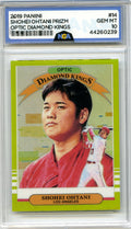 2019 Donruss Optic #14 Shohei Ohtani Lime Green NGA 10